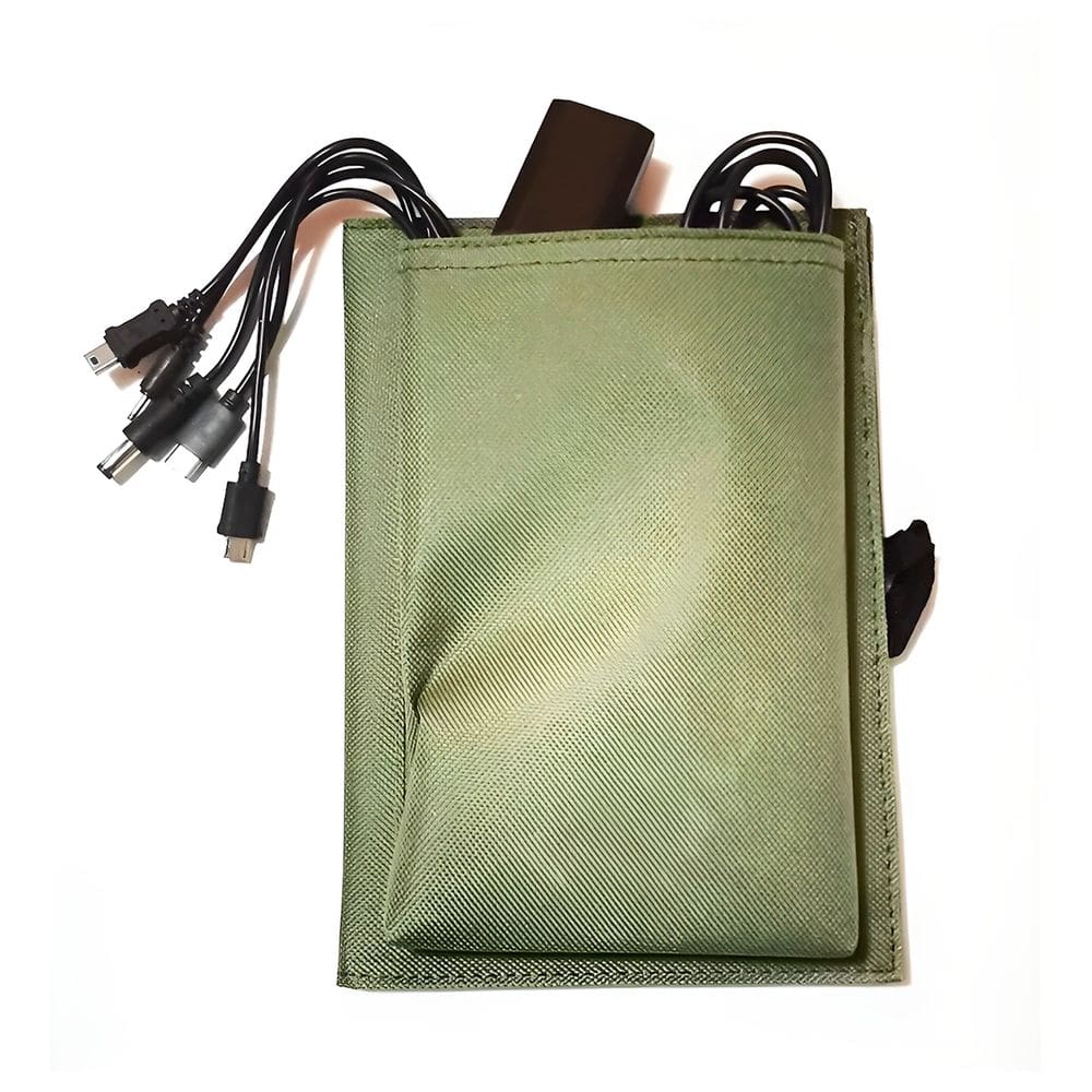 Painel Solar Portátil Dobrável 7w 6v Carregador Celular Usb