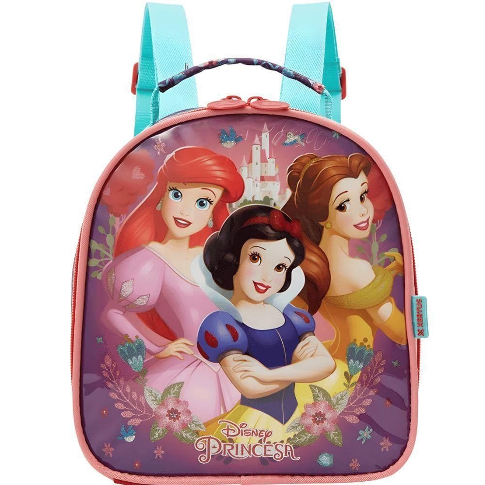 Lancheira Escolar Térmica Princesas Disney - Xeryus
