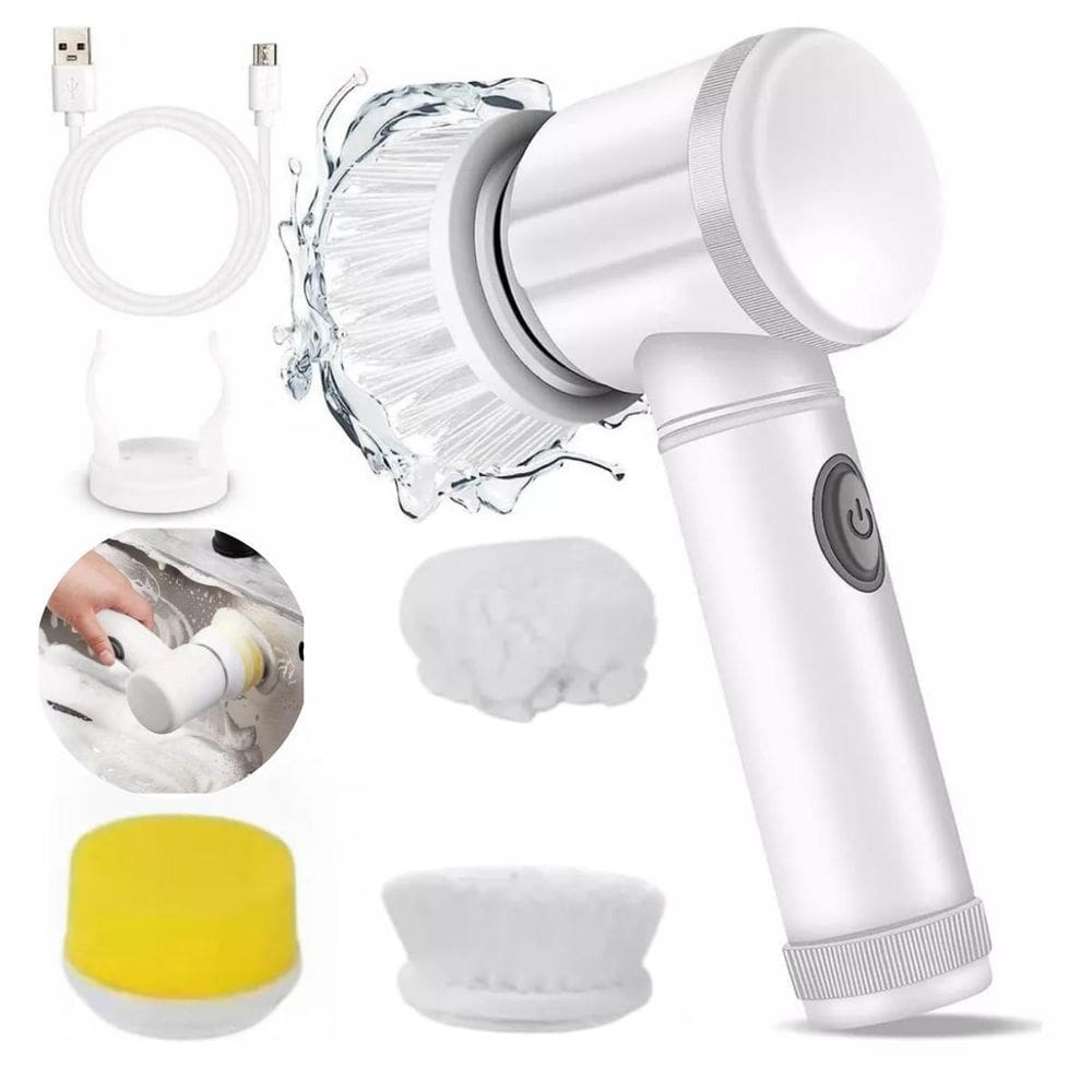 Escova Giratória Para Limpeza De Azulejos Cozinha