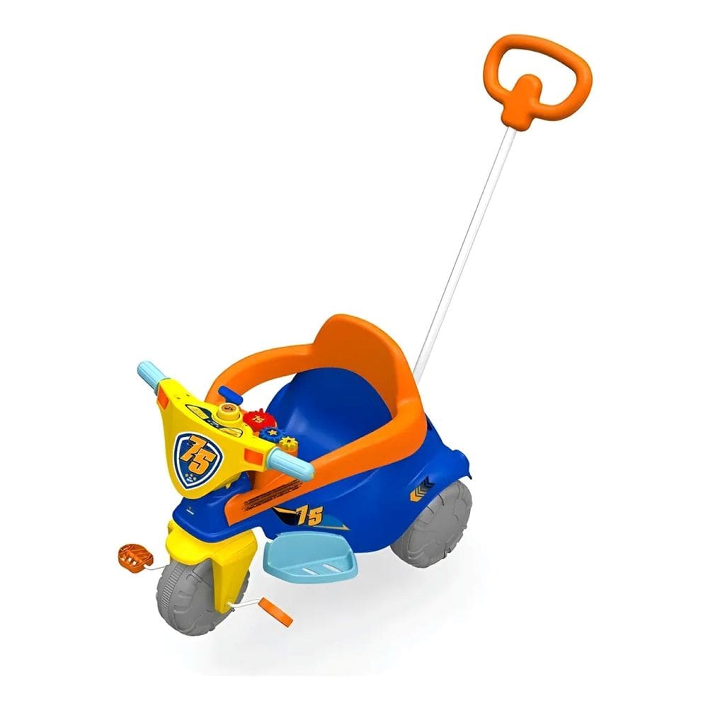 Triciclo Blue Race Xaliingo 3em1 c/ Empurrador - suporta até 30kg