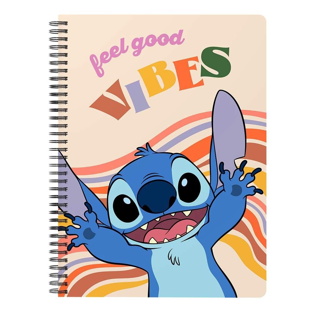 Caderno Universitário 1M Feminino Stitch 707180242 - Culturama