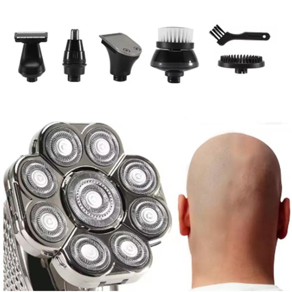 Máquina Corta Careca Para Barbear Seco E Molhado