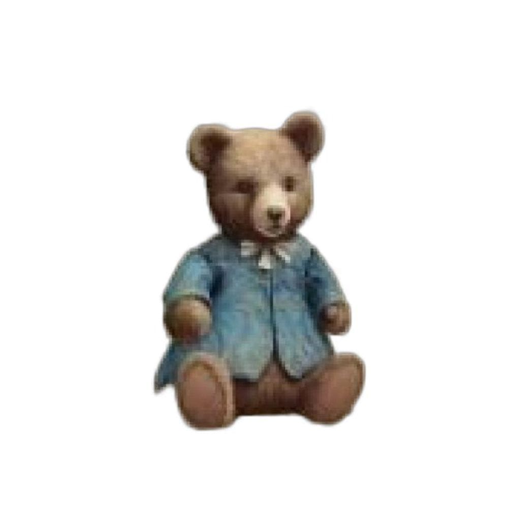 Kit 3 Quadros Quarto Bebê Ursos Vintage 45X34Cm