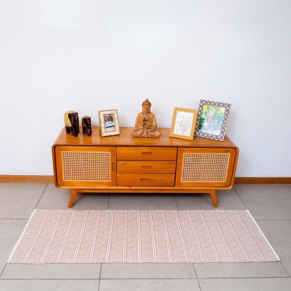 Passadeira Kilim Anand 100% Algodão 60Cmx180Cm