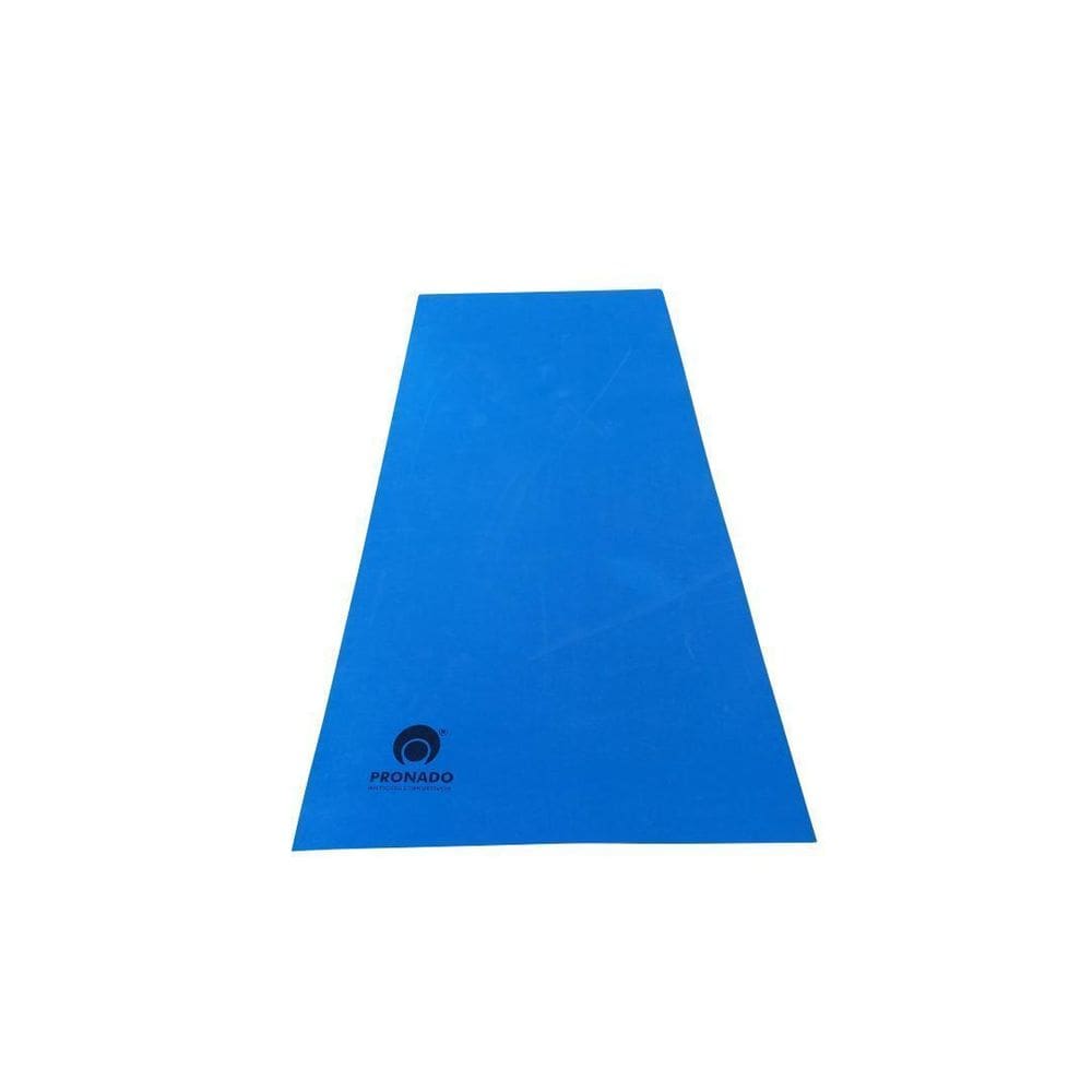 Colchonete Tapete Yoga Pilates Azul Eva 180X60X1Cm Pronado
