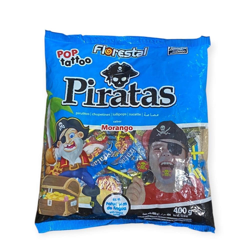 MP - Pacote De 400G Pirulito Pop Tattoo Pirat