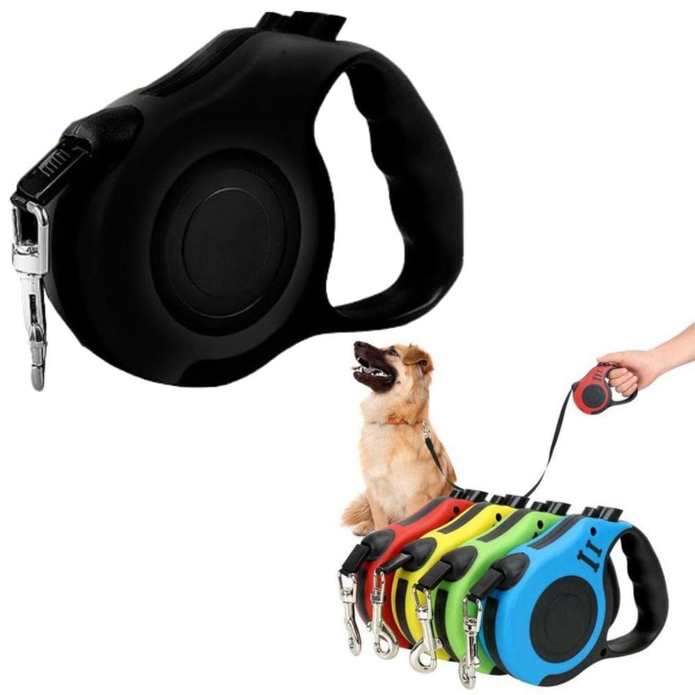 Guia Retrátil Pet Premium 5M Gatos Cães