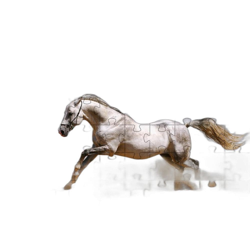 4 Quebra-Cabeças Cavalos Diversão Inclusiva E Inteligente 24