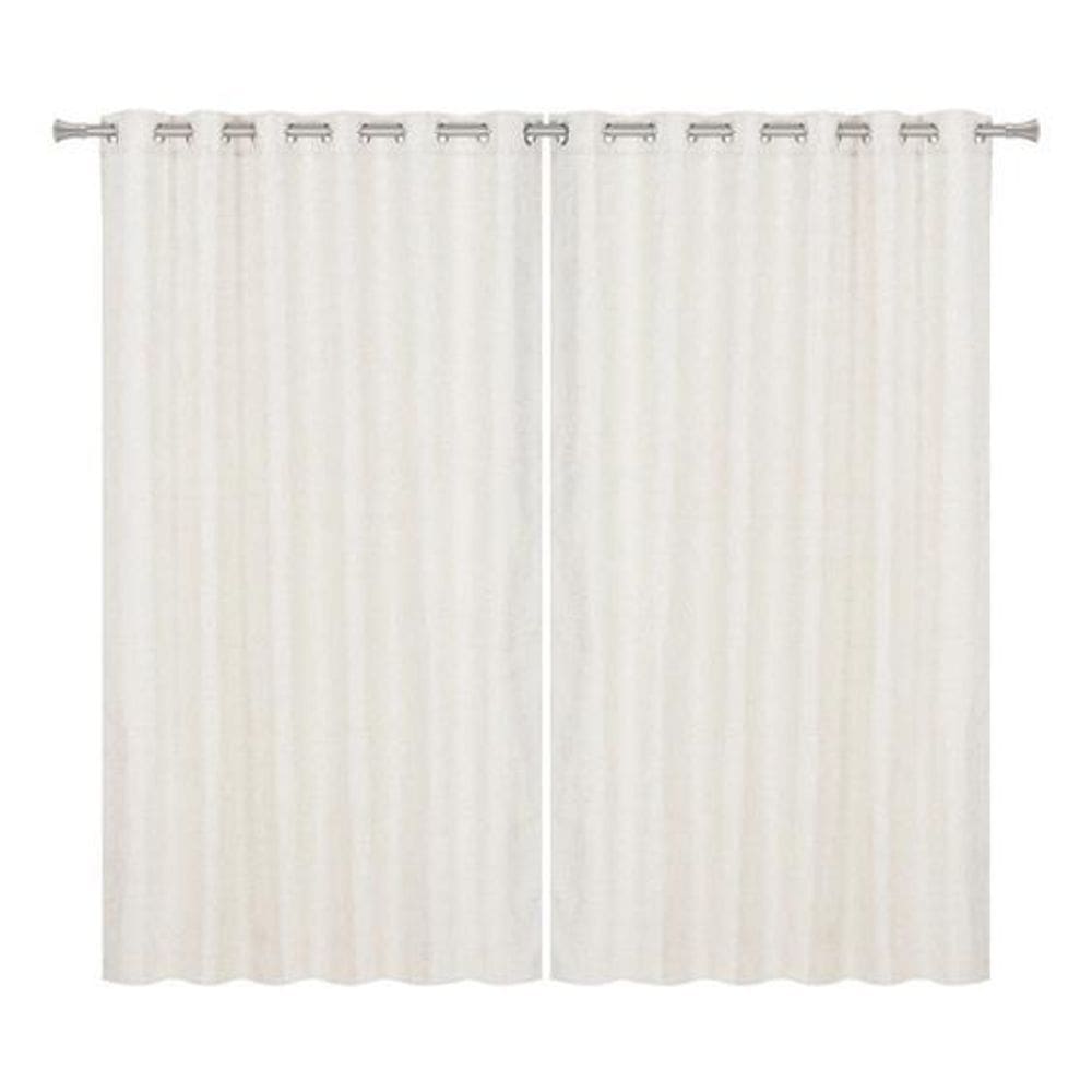 Cortina Bali Indonésia - 2 Folhas - 4,00X2,50M - Bege