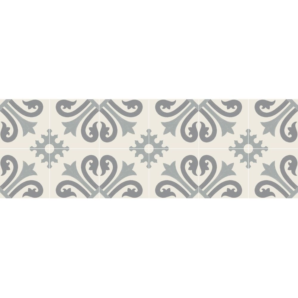 Adesivo Vinil Para Piso Cozinha Azulejo Lavável - Cinza