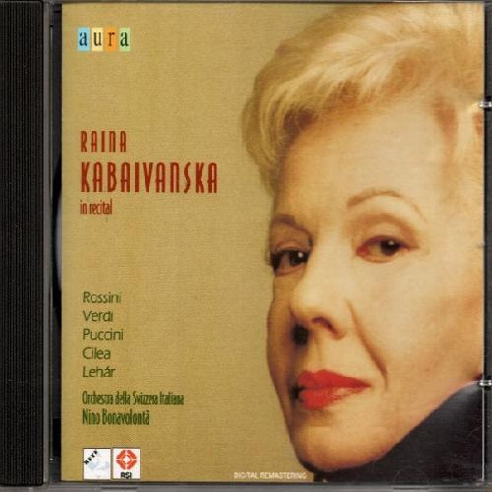 Raina Kabaivanska: Recital Lugano - Novo  Colecionador  Cd
