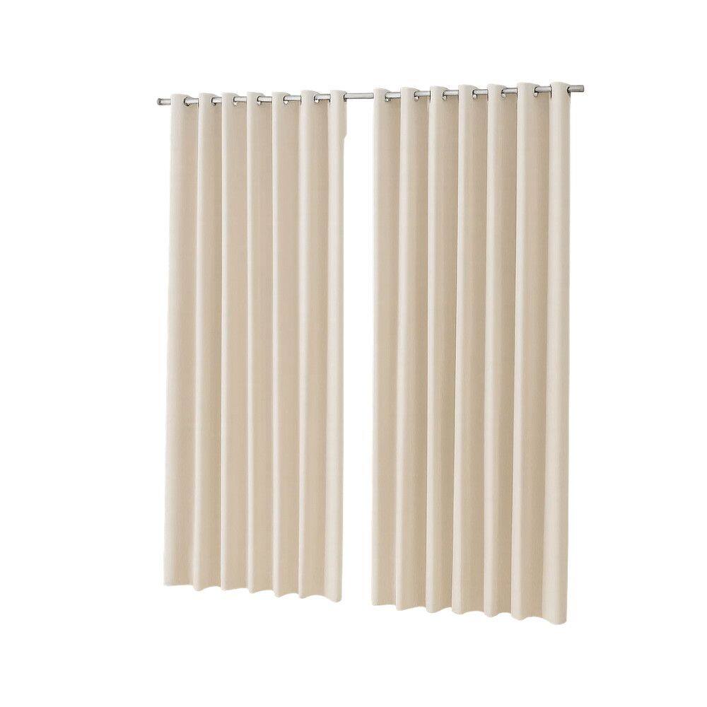 Cortina para Varão Blackout Diana - Natural - 3,90m x 2,30m - Döhler