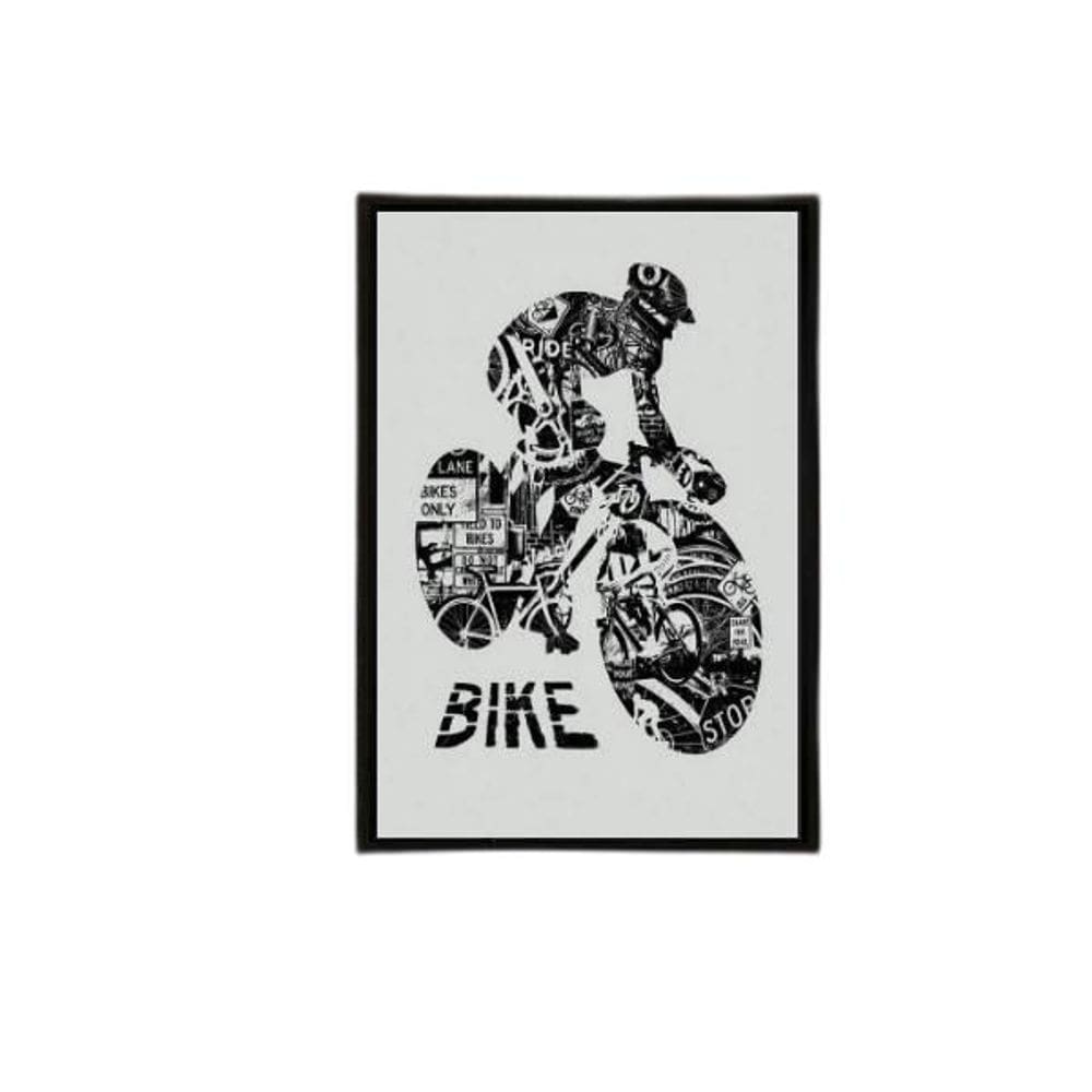 Quadro Decorativo Bike Art 45X34Cm