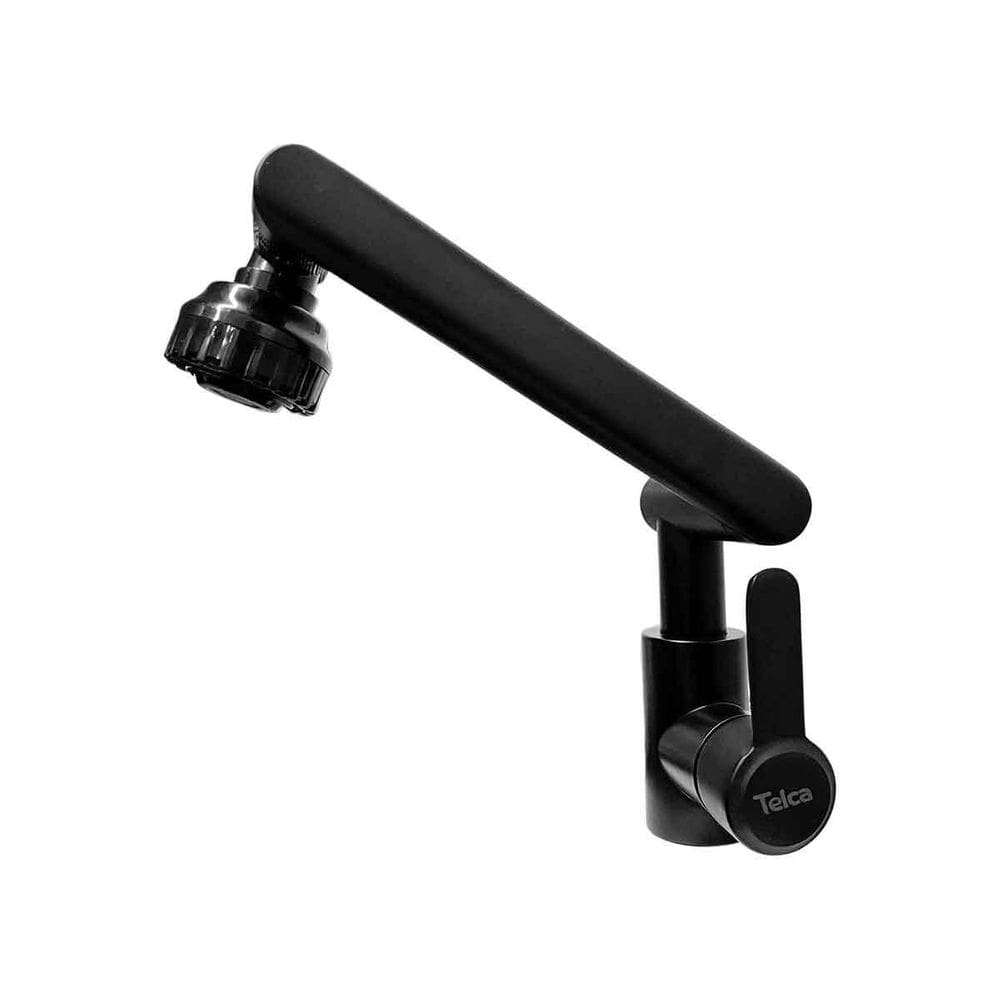 Torneira Misturador Lavatório Flex Ducha Monocomando Preto