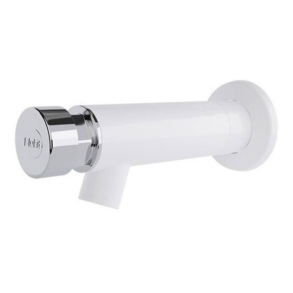 Torneira Parede Temporizada Automática Branca 190226 Blukit