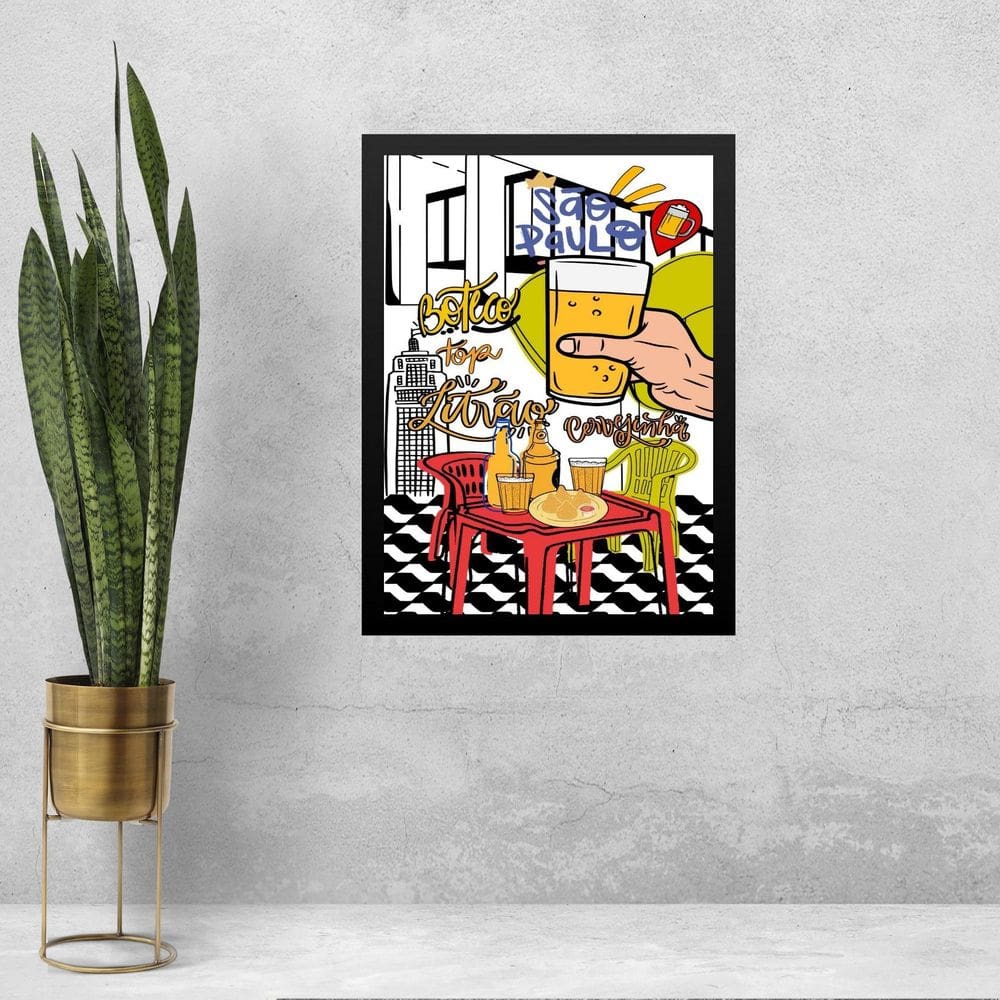 Quadro Decorativo Boteco - 33X24Cm