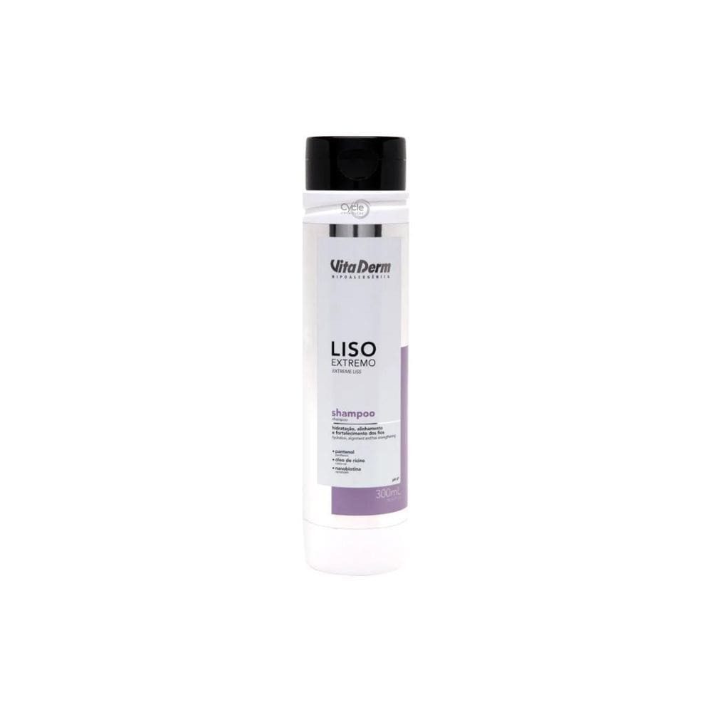 Shampoo 300Ml Liso Extremo Vita Derm