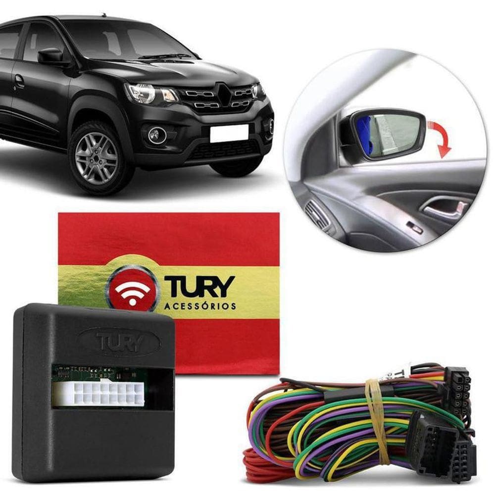 Modulo Retrovisor Elétrico Tury - Park 1.53.8 Co - Kwid