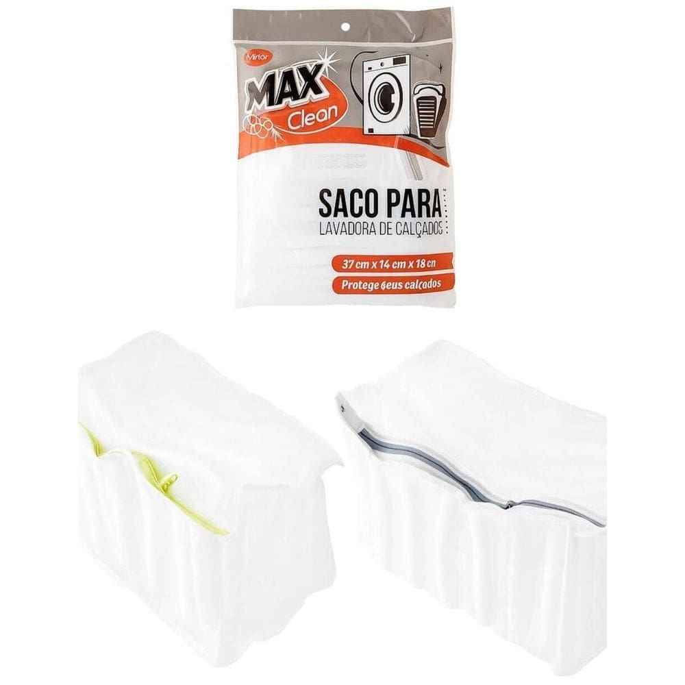 2 Saco De Lavar Tênis Até No 44 Multiuso Esponja Protetora