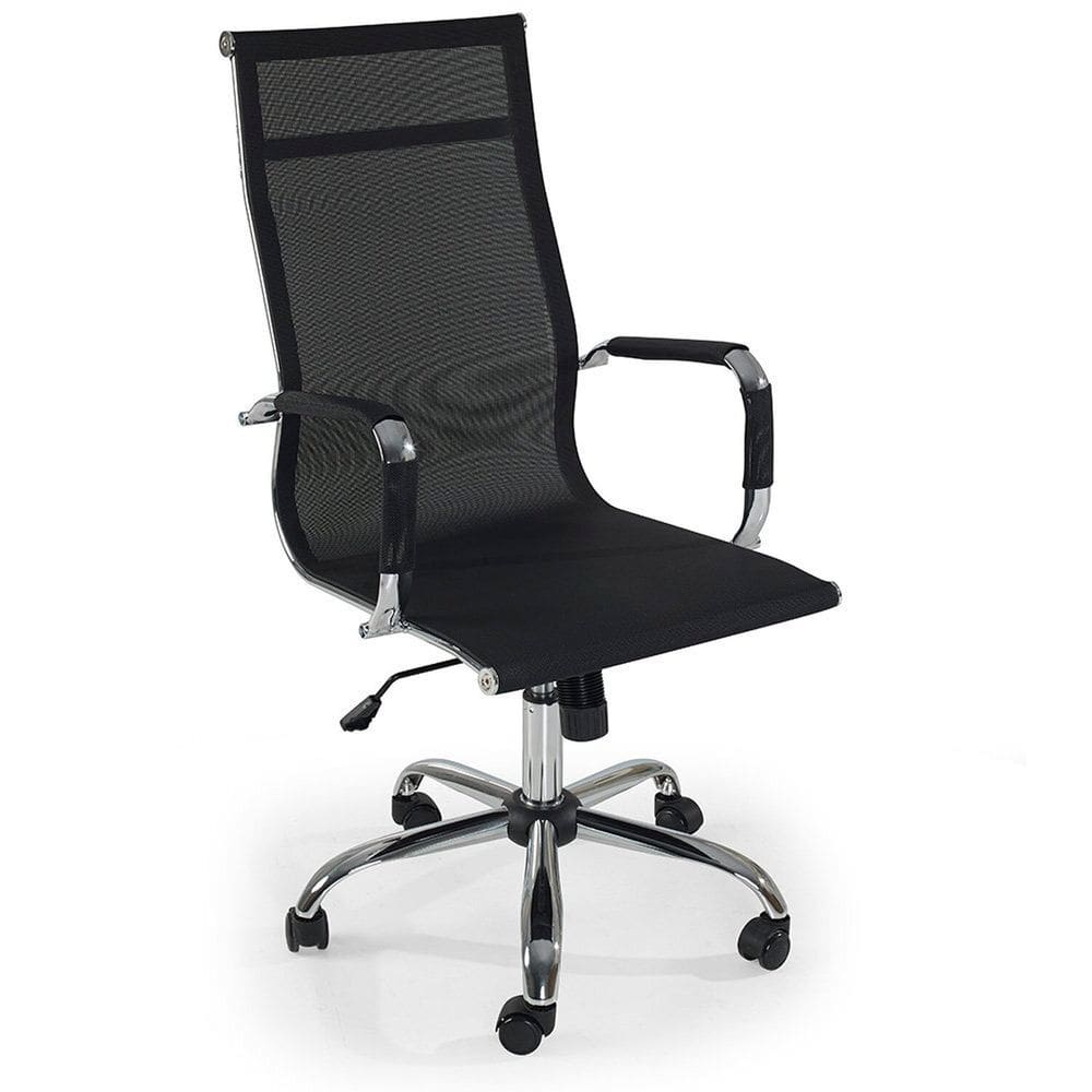 Cadeira Escritorio Giratória Presidente Belt Preto