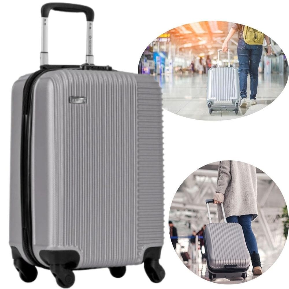 Mala Viagem Média Expansível Alça Retrátil Ideal Viagens