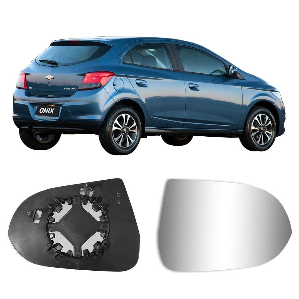Lente Base Espelho Retrovisor Onix Joy Prisma Lado Direito