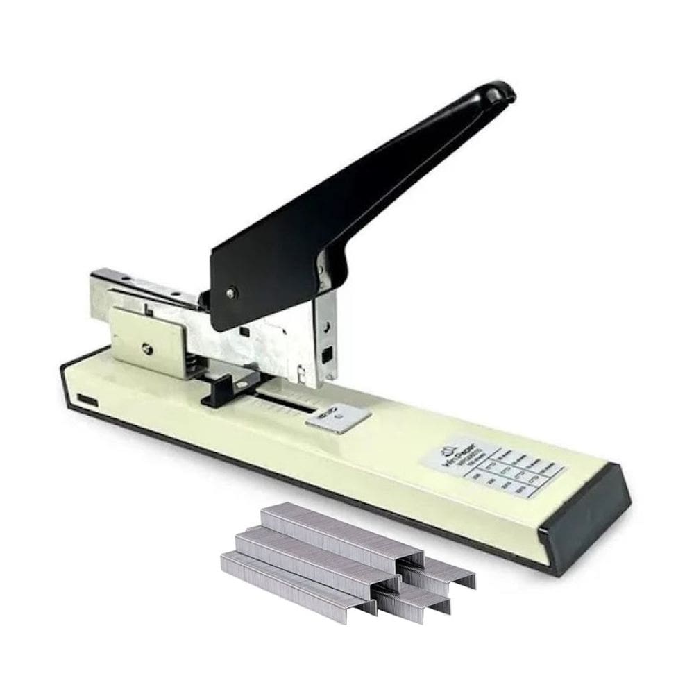 Kit Grampeador Metal 240 Folhas e 2000 Grampos 23/6 23/24mm