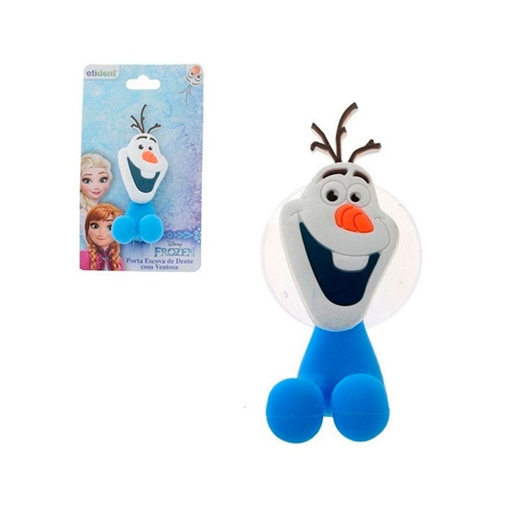 Porta Escova de Dente Olaf Com Ventosa - Etident