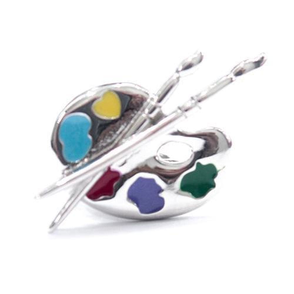 Berloque Mundo Briller Separador Paleta De Tintas Prata