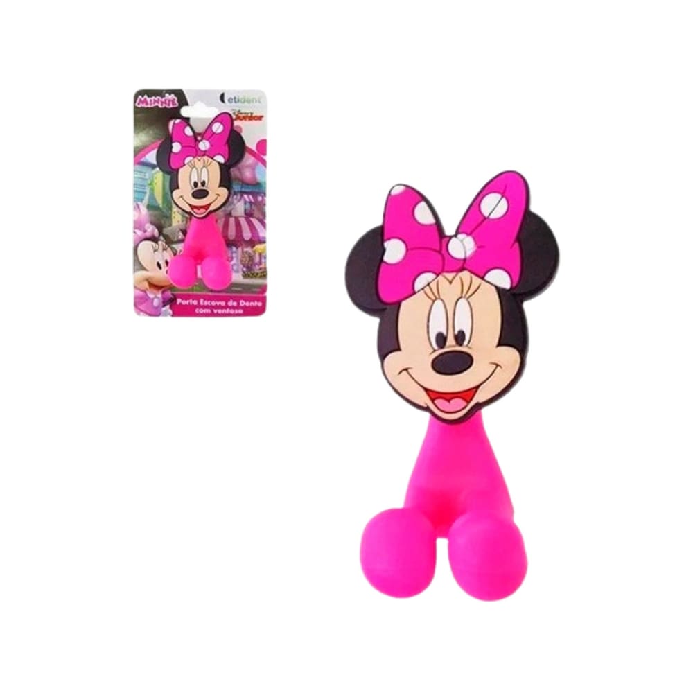 Porta Escova de Dente Minnie Com Ventosa - Etident
