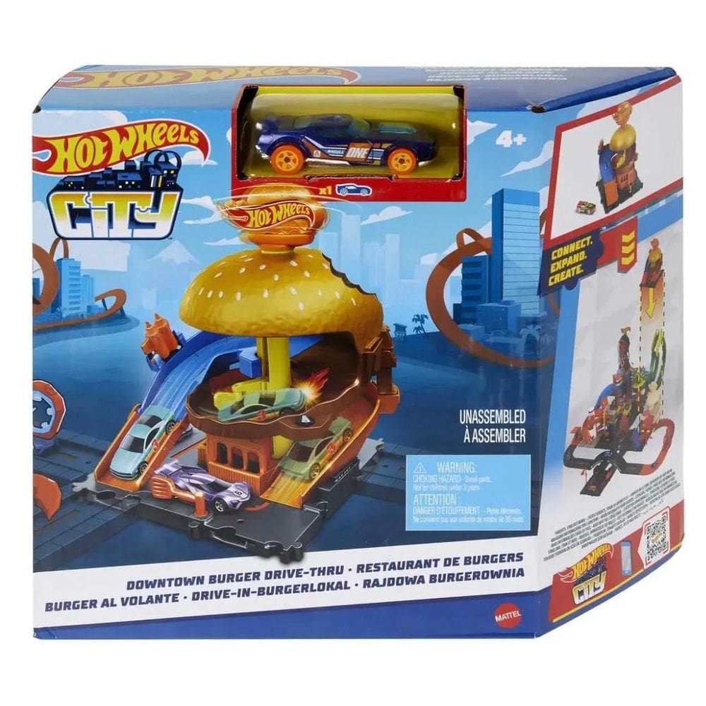 Hot Wheels Pista City Down Hamburgueria