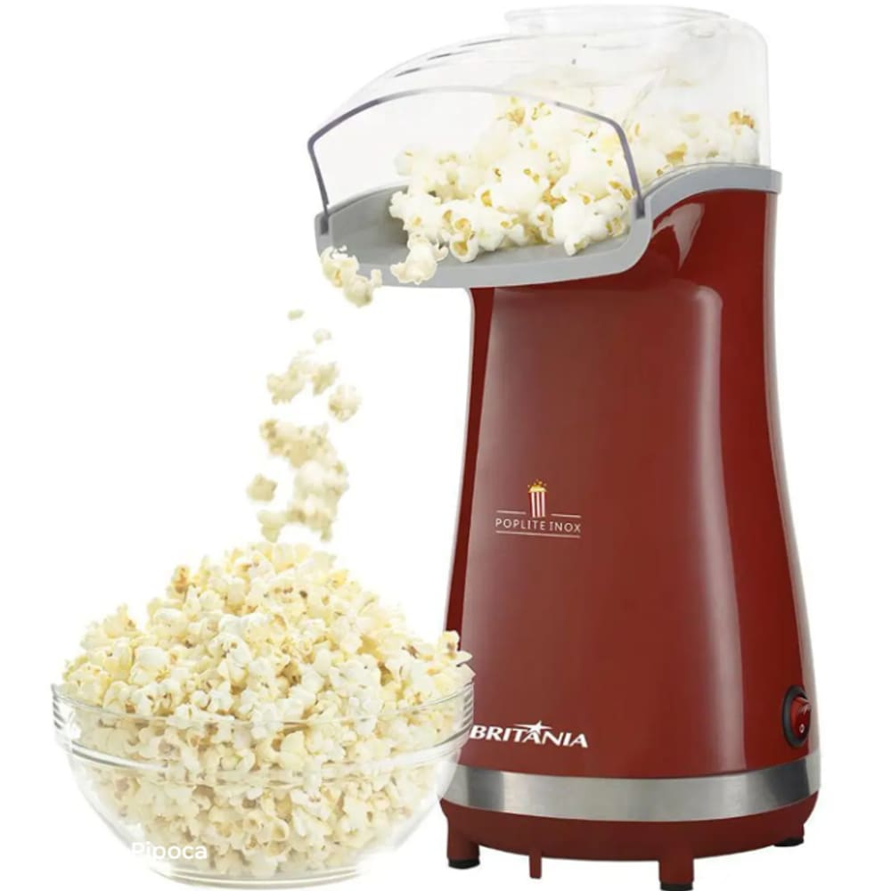 Pipoqueira Britania Sem Oleo Cook Red 1200W 127V