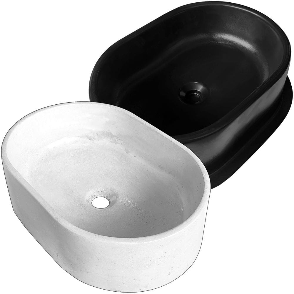 Molde Para Fabricar Cuba Concreto Abs 3mm - Oval