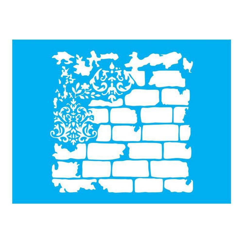 Stencil Tamako Tijolo - 15X20Cm - Ref A3560