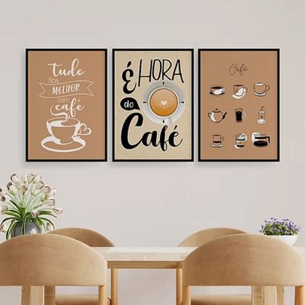 Quadros Decorativos Café 45x34 cm - Quadros On-Line