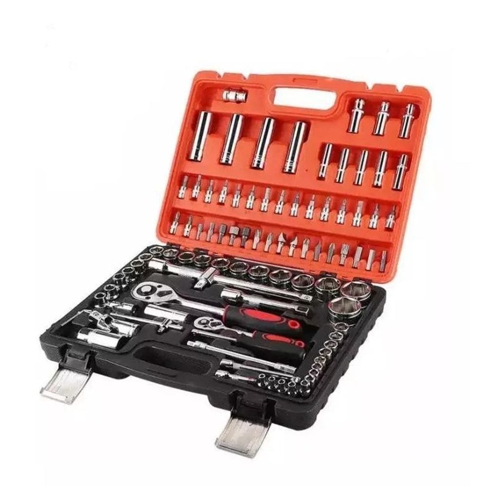 Kit Ferramentas Chave Soquetes Sextavados 108Pcs