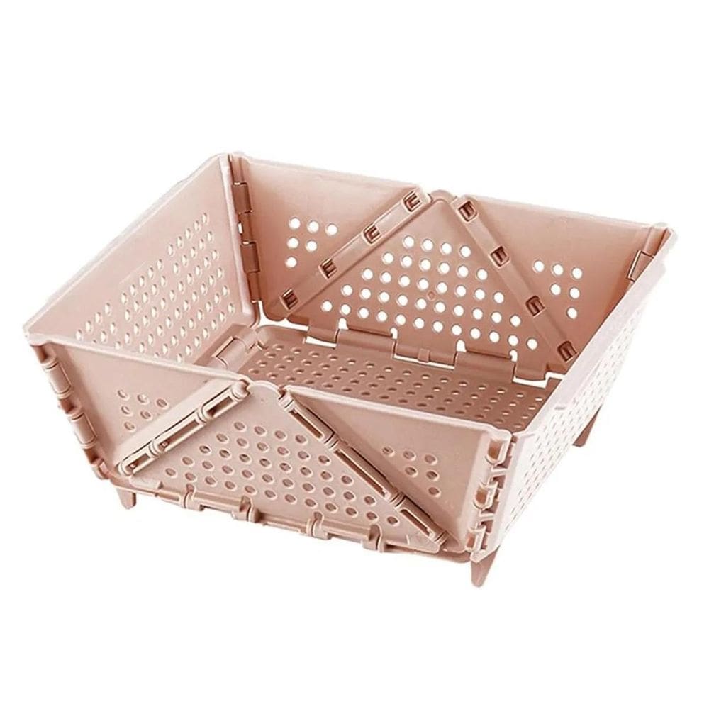 Cesto Escorredor Dobravel Fruteira Cozinha Armario Pia