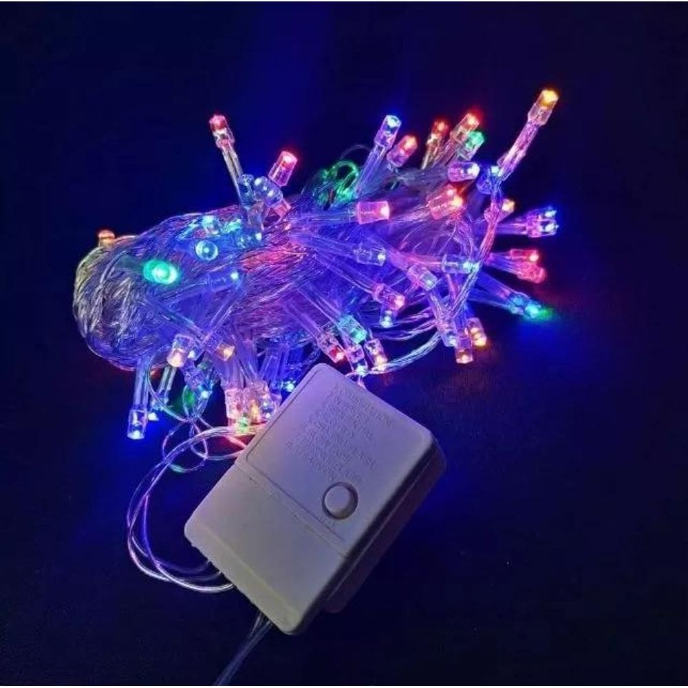 Pisca Pisca Natal LED Branco 100 Lâmpadas 10m