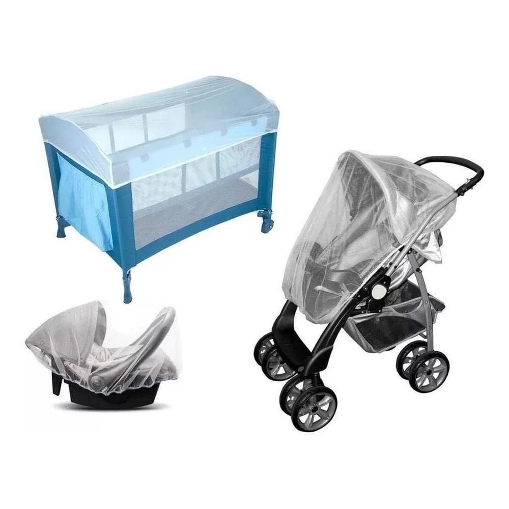 Mosquiteiro Universal 1,00X1,50 Bebê Conforto Carrinho Berço