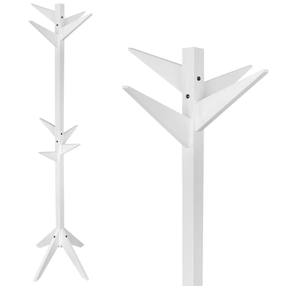 Cabideiro Para Closet Rangifer Mancebo De Madeira Com Roupas