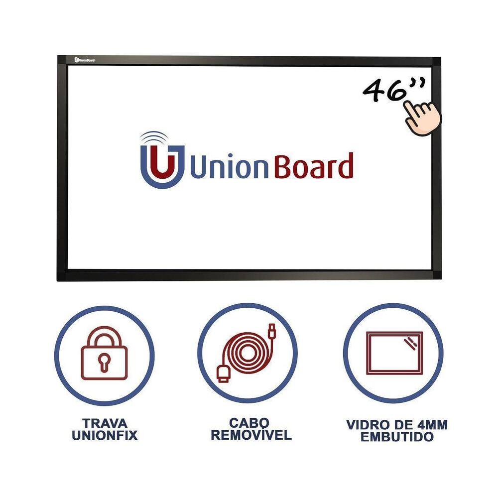 Moldura/Lousa Interativa Touchscreen Unionboard 46