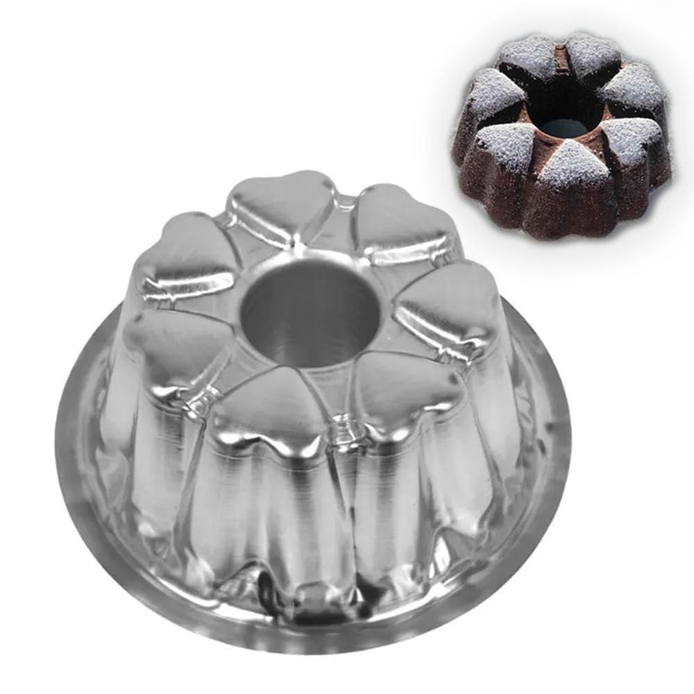 Forma Suiça Coração De Aluminio Caparroz 22X10Cm