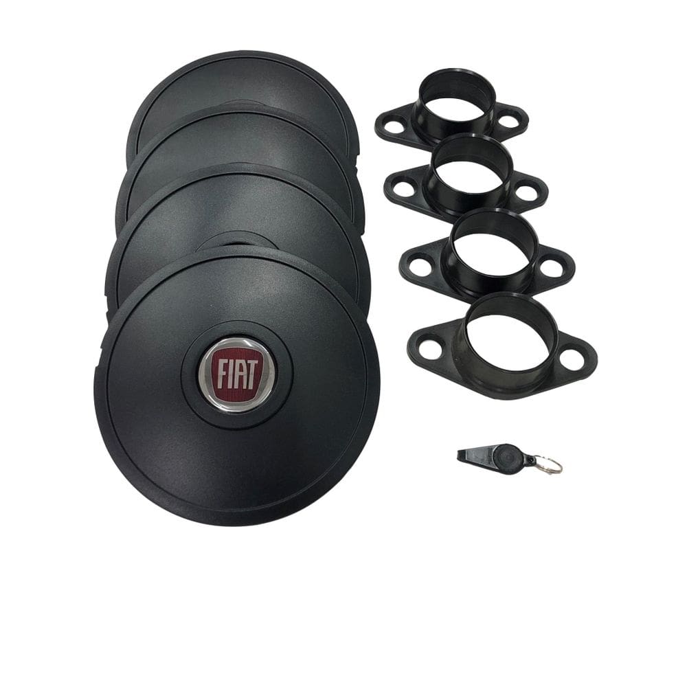 Calotas Miollo Fiat Fiorino Aro 13 1996/16 Tradicional Preto