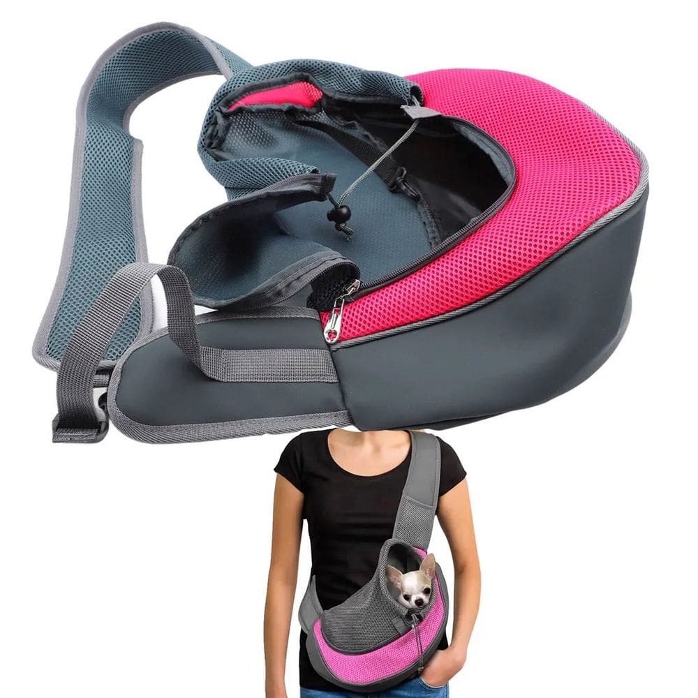 Bolsa Pet Canguru Transporte Cachorro Gato Animais Estimaçao Passeio Viagem Caminhada Confortavel Segurança