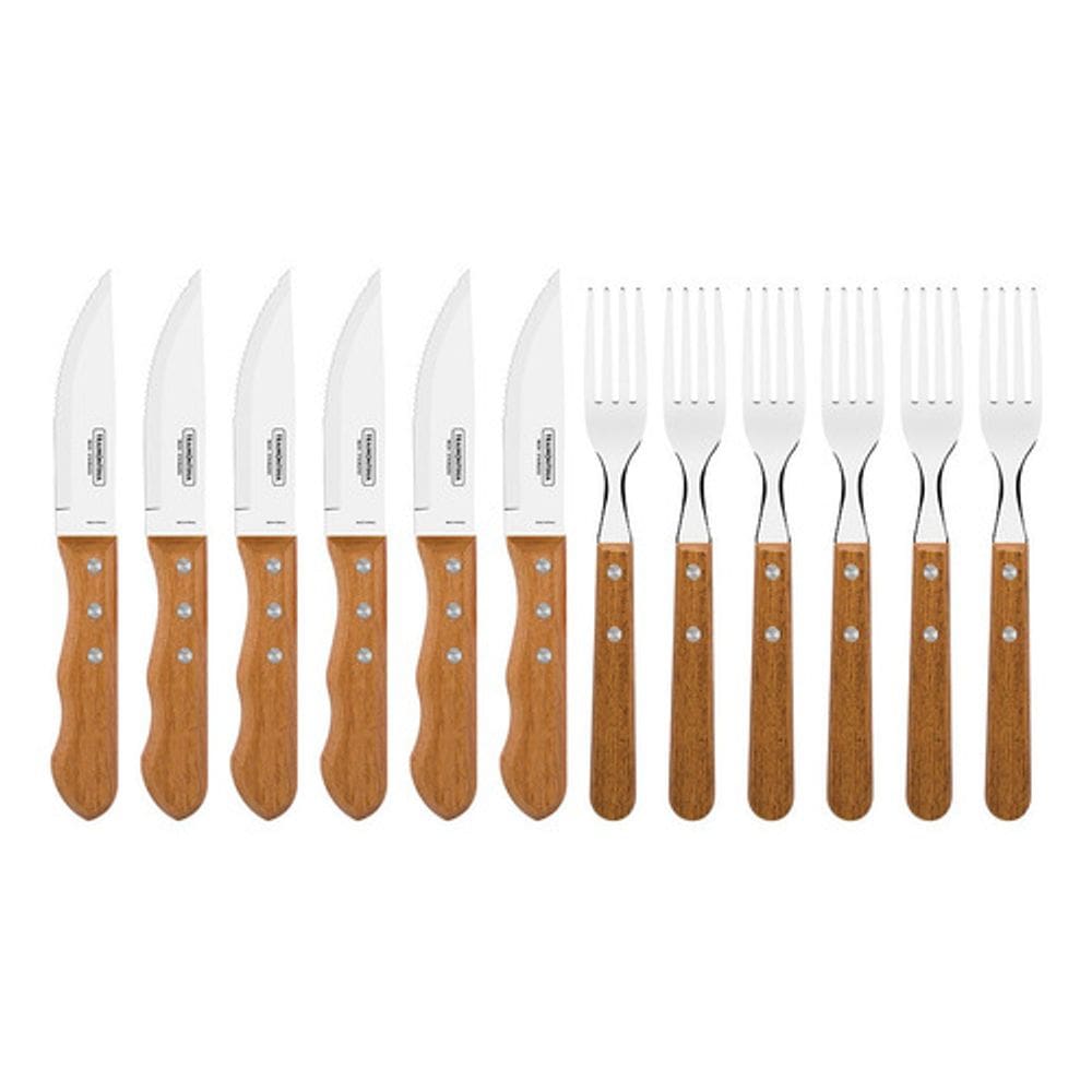 Jogo de Talheres Jumbo Para Churrasco - 12 Peças - Tramontina