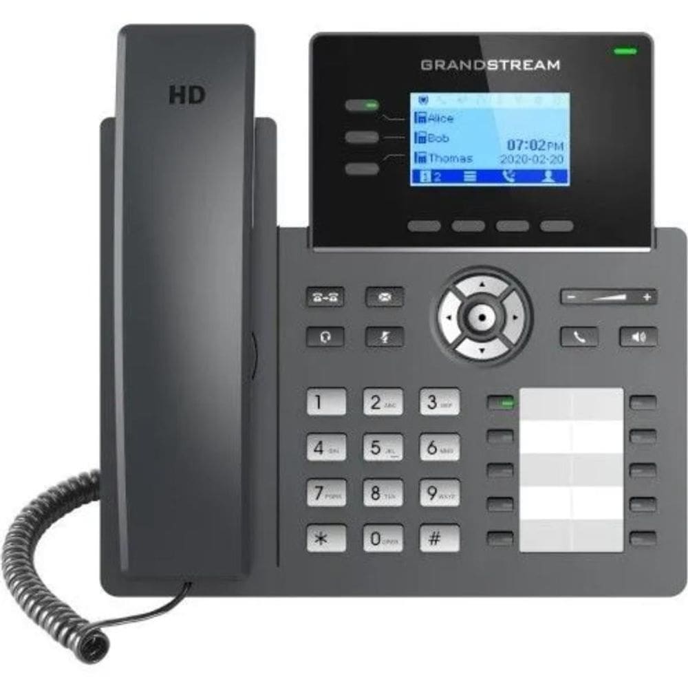 Grandstream Grp2604P - Telefone Ip 3 Contas Sip Poe S/Fonte