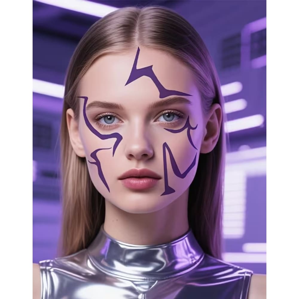 Kit de 6 Adesivos Autocolantes de Tatuagem de Corpo K-Pop