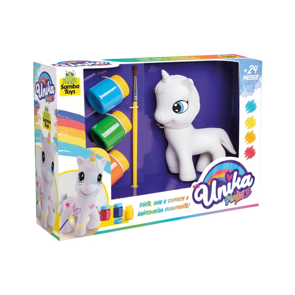 Kit de Pintura Divertido Unicórnio - Samba Toys