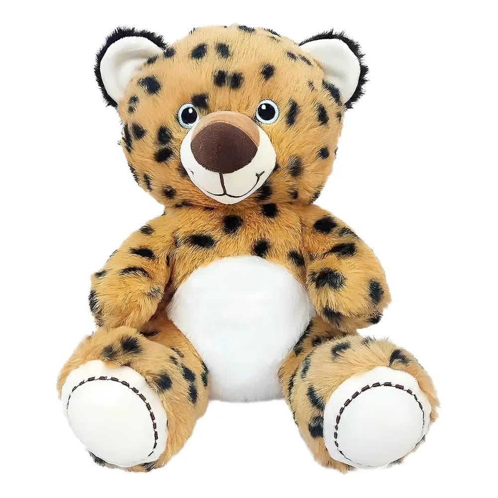 Pelúcia Onça Pintada Safari 26cm - CAA Toys