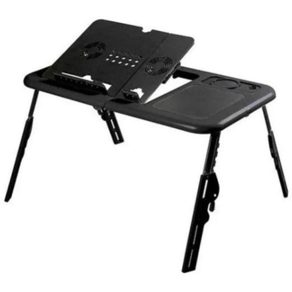 Mesa Base Suporte Notebook Ergonômico Com Cooler